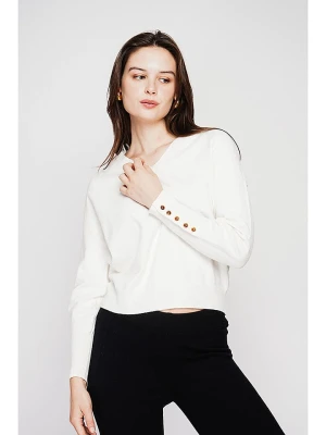 C& Jo Sweter w kolorze białym rozmiar: 36