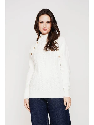 C& Jo Sweter w kolorze białym rozmiar: 42
