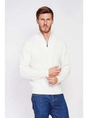 C& Jo Sweter w kolorze białym rozmiar: 46
