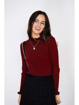 C& Jo Sweter w kolorze bordowym rozmiar: 38