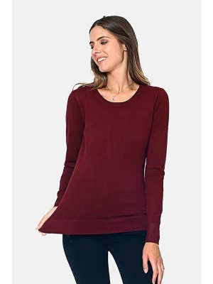 C& Jo Sweter w kolorze bordowym rozmiar: 42