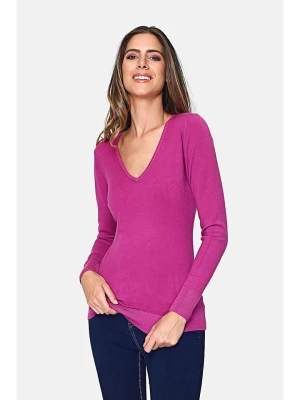 C& Jo Sweter w kolorze fioletowym rozmiar: 42