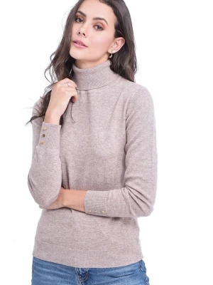 C& Jo Sweter w kolorze jasnobrązowym rozmiar: 40