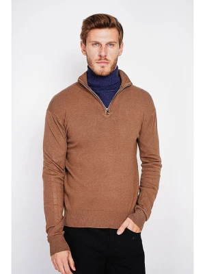 Zdjęcie produktu C& Jo Sweter w kolorze jasnobrązowym rozmiar: 48