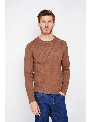 C& Jo Sweter w kolorze jasnobrązowym rozmiar: 50