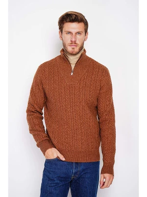 C& Jo Sweter w kolorze jasnobrązowym rozmiar: 48