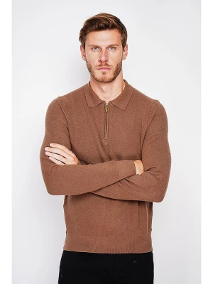 C& Jo Sweter w kolorze jasnobrązowym rozmiar: 50