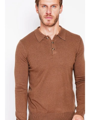 C& Jo Sweter w kolorze jasnobrązowym rozmiar: 50