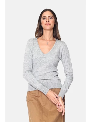 C& Jo Sweter w kolorze jasnoszarym rozmiar: L