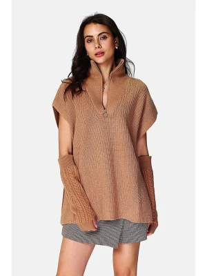 C& Jo Sweter w kolorze karmelowym rozmiar: 34