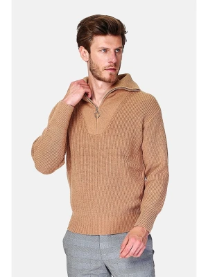 C& Jo Sweter w kolorze karmelowym rozmiar: 50