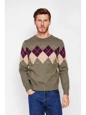C& Jo Sweter w kolorze khaki rozmiar: 46