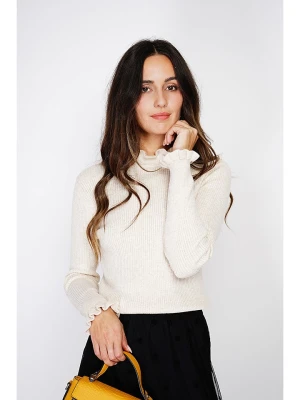 C& Jo Sweter w kolorze kremowym rozmiar: 34