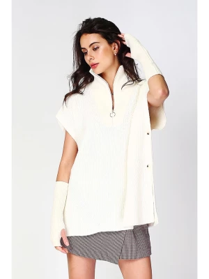 C& Jo Sweter w kolorze kremowym rozmiar: 40