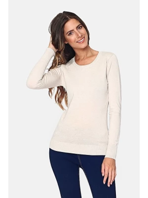 C& Jo Sweter w kolorze kremowym rozmiar: 40