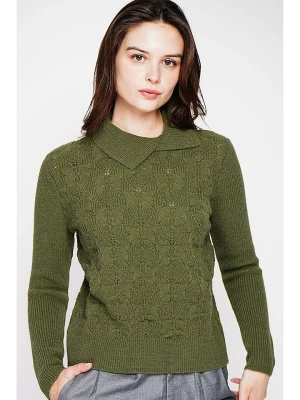 C& Jo Sweter w kolorze zielonym rozmiar: 42