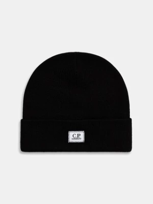 C.P. Company czapka wełniana kolor czarny 19CMAC305A005509A