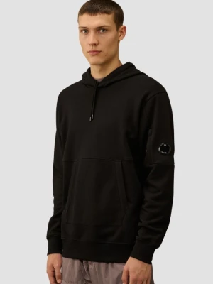 C.P. COMPANY Czarna bluza męska Sweat Hooded, Rozmiar L