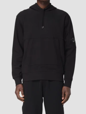 C.P. COMPANY Czarna męska bluza Sweat Hooded, Rozmiar M