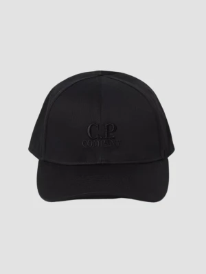 Zdjęcie produktu C.P. COMPANY Czarna męska czapka z daszkiem
