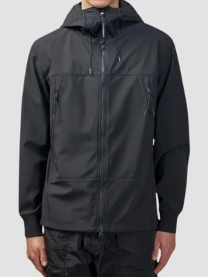 C.P. COMPANY Czarna męska kurtka wiatrówka Outerwear, Rozmiar L