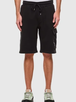 C.P. COMPANY Czarne spodenki męskie Bermudy-Cargo, Rozmiar XL