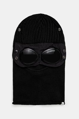 C.P. Company kominiarka wełniana Ski Mask kolor czarny 17CMAC301A005509A