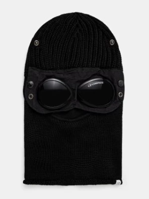 C.P. Company kominiarka wełniana Ski Mask kolor czarny 17CMAC301A005509A