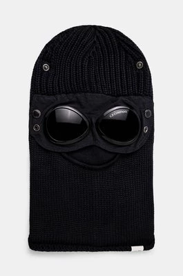 C.P. Company kominiarka wełniana Ski Mask kolor granatowy 17CMAC301A005509A