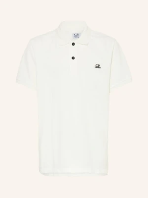 C.P. Company Koszulka Polo Z Pikowanym Wzorem weiss