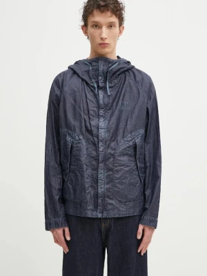 C.P. Company kurtka męska kolor niebieski przejściowa oversize 18CMOW202A006284G