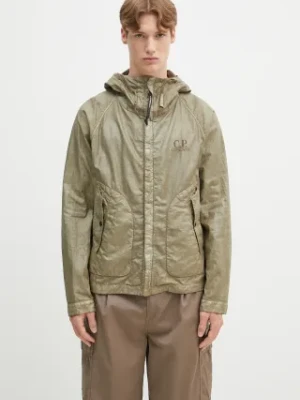C.P. Company kurtka męska kolor zielony przejściowa oversize 18CMOW202A006284G