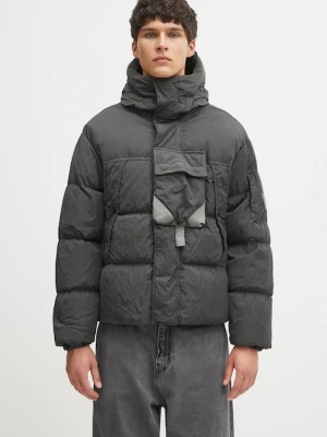 C.P. Company kurtka puchowa kolor szary zimowa 19CMOW013A006369M
