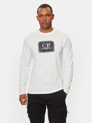 C.P. Company Longsleeve 16CMTS265A005100W Biały Regular Fit