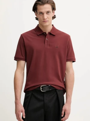 C.P. Company polo męski kolor pomarańczowy gładki 18CMPL065A005263W