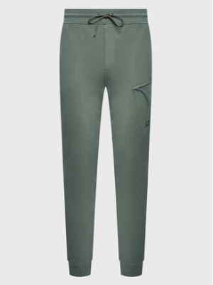 C.P. Company Spodnie dresowe 13CMSP058A 005086W Zielony Regular Fit