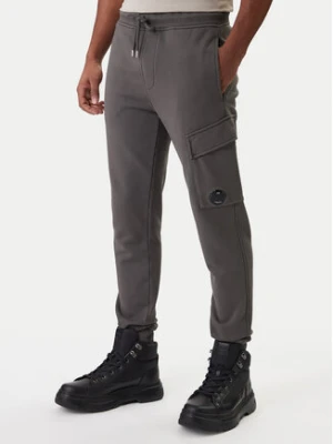 C.P. Company Spodnie dresowe 20CMSP067A110044R Szary Slim Fit