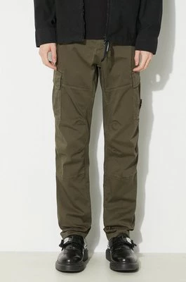 C.P. Company spodnie Stretch Sateen Ergonomic Lens męskie kolor zielony dopasowane 16CMPA056A005694G