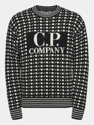 C.P. Company Sweter 15CMKN230 A006634J Czarny Regular Fit