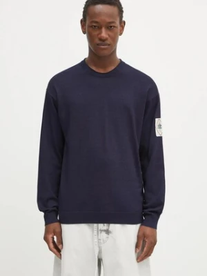 C.P. Company sweter bawełniany męski kolor granatowy lekki 18CMKN195A110330A