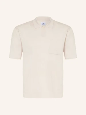 C.P. Company Sweter Polo weiss
