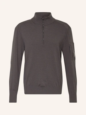 C.P. Company Sweter Typu Troyer grau