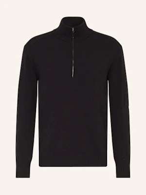 C.P. Company Sweter Typu Troyer schwarz