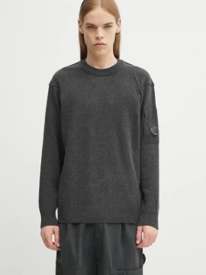 C.P. Company sweter z wełną męski kolor szary 19CMKN707A110149A