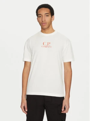 C.P. Company T-Shirt 18CMTS141A005100W Biały Regular Fit