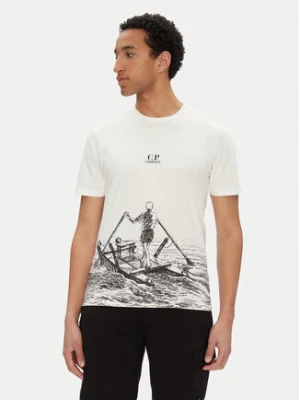 C.P. Company T-Shirt 18CMTS318A005431G Biały Regular Fit