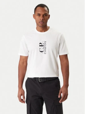 C.P. Company T-Shirt 20CMTS084A005100W Écru Regular Fit Kremowy