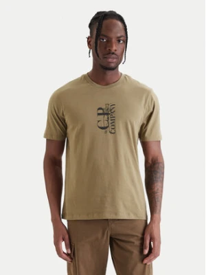 C.P. Company T-Shirt 20CMTS084A005100W Zielony Regular Fit