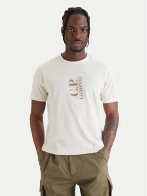 C.P. Company T-Shirt 20CMTS084A005100W Żółty Regular Fit