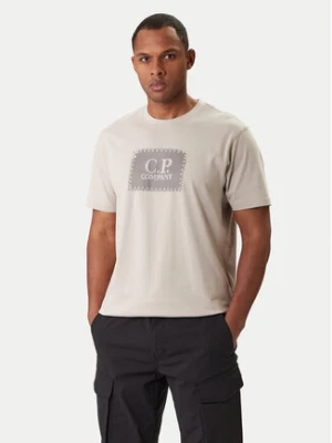 C.P. Company T-Shirt 20CMTS723A005100W Beżowy Regular Fit